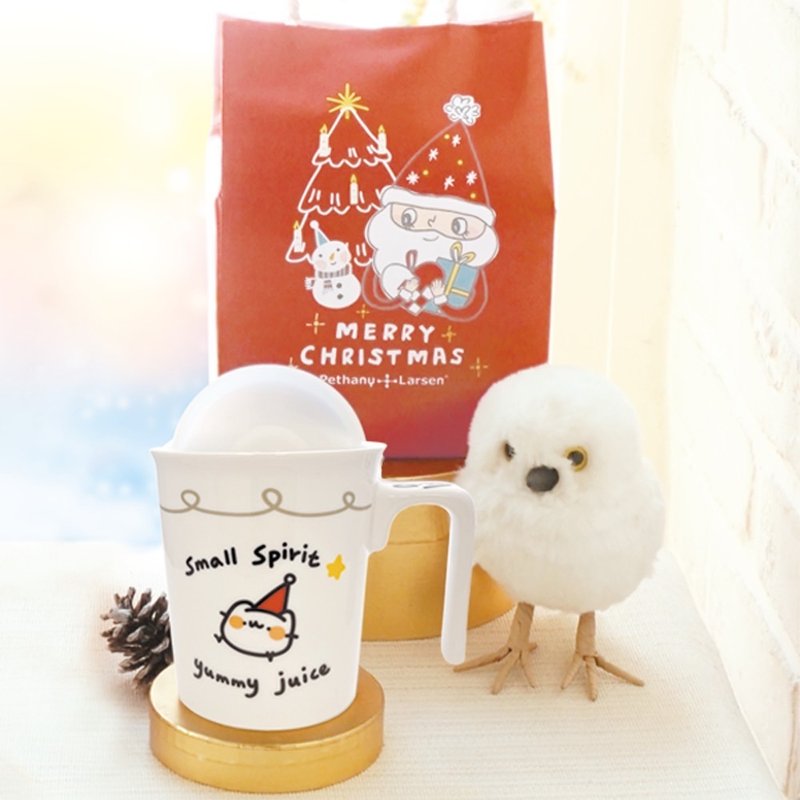 【圣诞/新年】期间限定 胸毛公寓联名亲亲马克杯福袋 - 咖啡杯/马克杯 - 瓷 红色