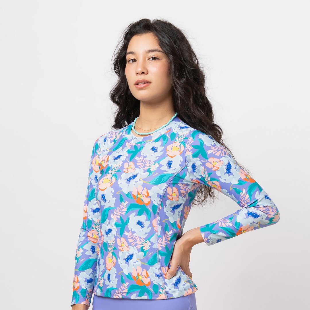 FIORI 蓝花楹防晒衣 - 女装泳衣/比基尼 - 其他材质 