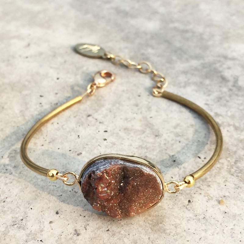 玛瑙原矿石  星尘玛瑙   手环 手镯 - 手链/手环 - 其他金属 