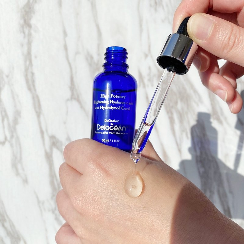 珊瑚修复玻尿酸精华30ml【长效锁水】 - 精华液/安瓶 - 其他材质 蓝色