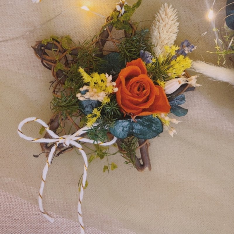 温馨冬季 - 圣诞星愿挂饰 - 干燥花/捧花 - 植物．花 