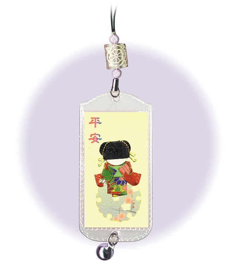 祈福袋 和纸人形 小巧吊饰DIY材料包A-5 004(2组入) - 其他 - 纸 