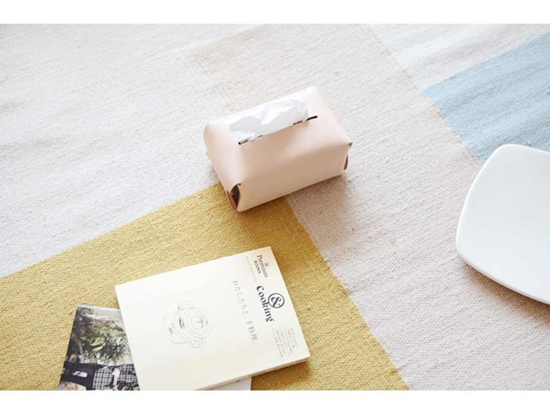 leather-shop  tissue box 纸巾盒 - 收纳用品 - 真皮 