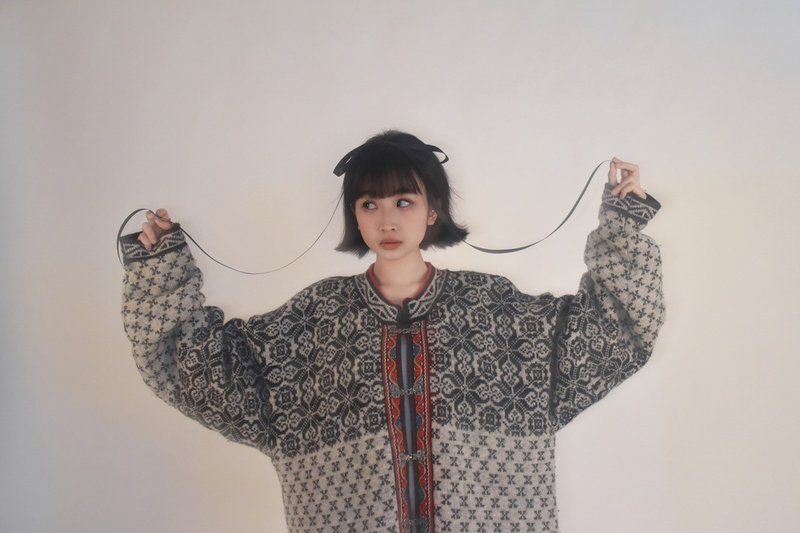 Lusekofte knitted cardigan - 女装针织衫/毛衣 - 羊毛 