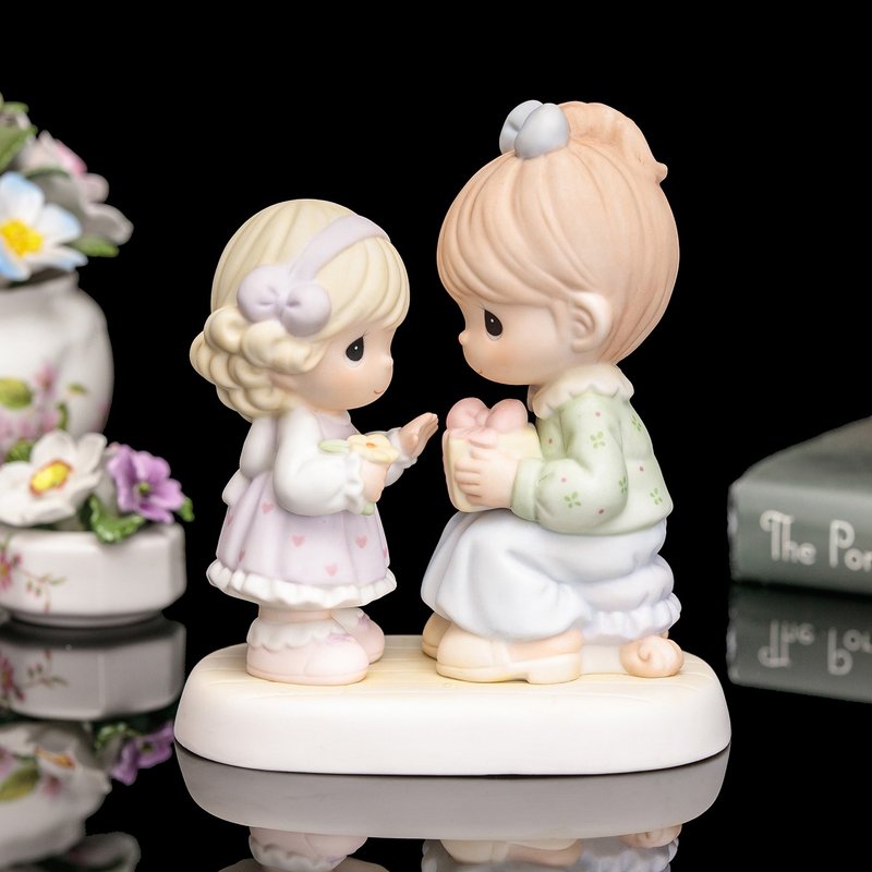 Precious Moments 2008母女情深瓷偶Moms are the greatest gift - 玩偶/公仔 - 瓷 