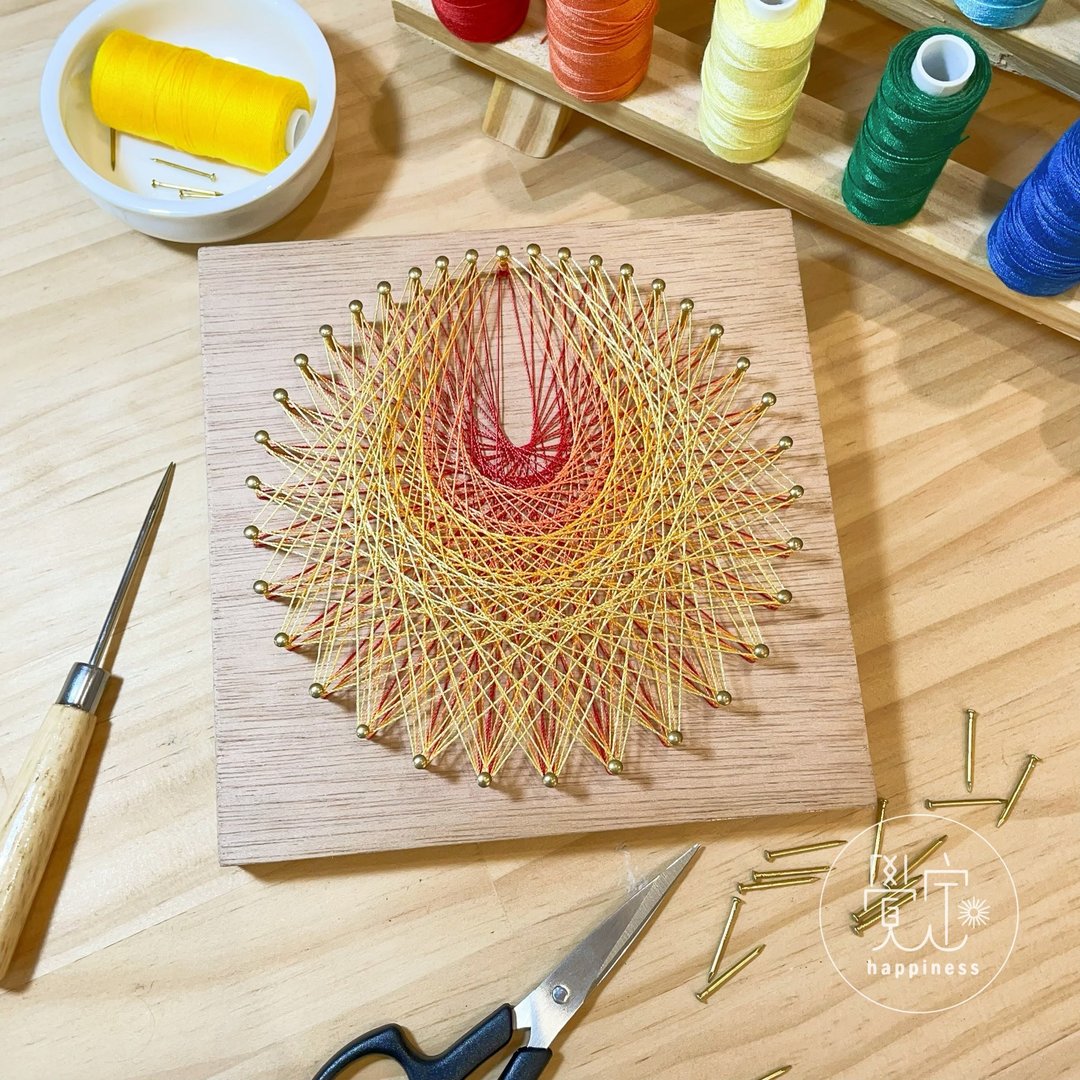 Stringart 艺术作品 - 摆饰 - 其他材质 多色