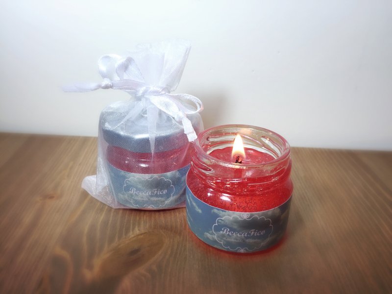 草莓果酱香氛蜡烛 - 香薰/精油/线香 - 植物．花 粉红色