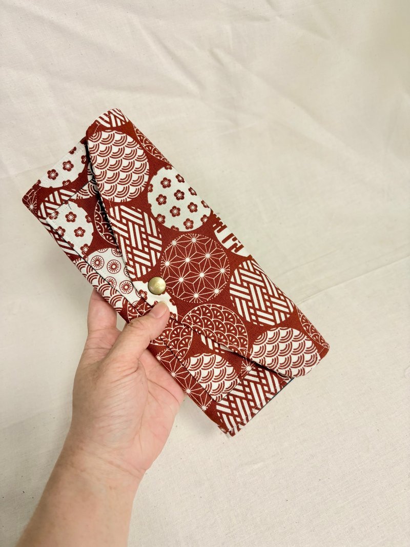 砖红日风布长夹 - 皮夹/钱包 - 棉．麻 多色