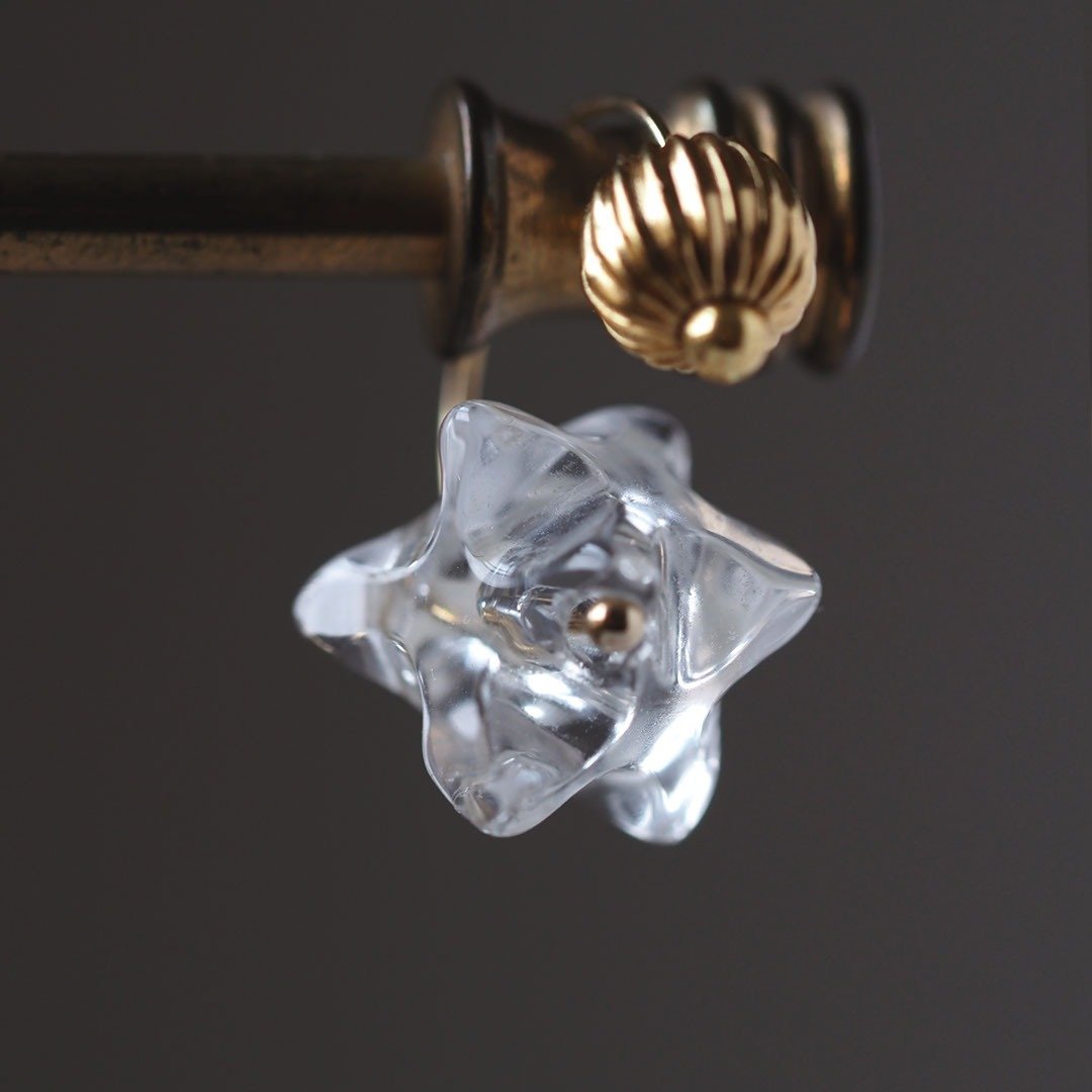 | 2WAY | Star Crystal | 最亮的那颗星耳骨夹 | 限量 6 件 | 水晶 | 4 月诞生石 - 耳环/耳夹 - 水晶 透明