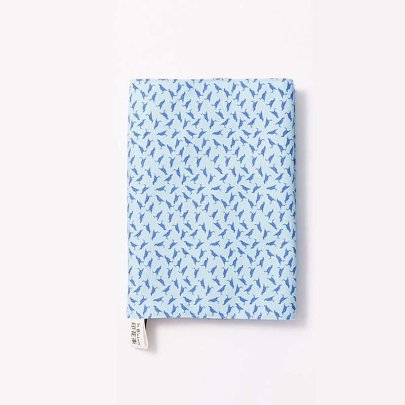 25K布书衣/台湾八哥4号/蔚蓝色 - 书衣/书套 - 棉．麻 