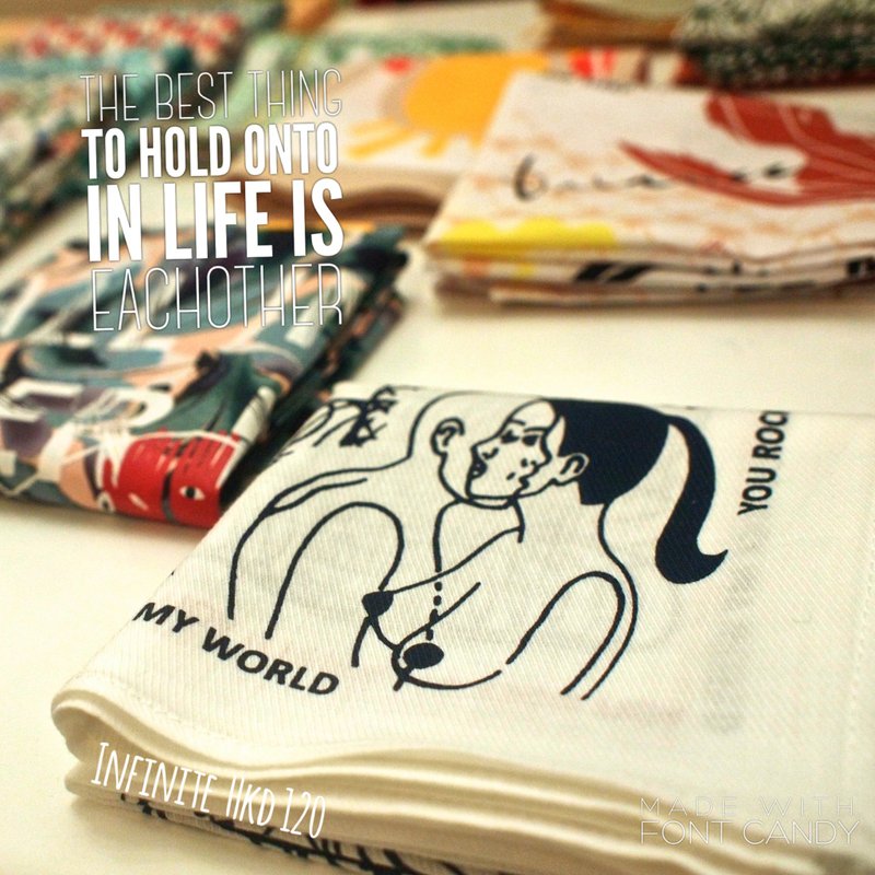 给伴侣最好的礼物- 纯棉手帕 - 手帕/方巾 - 棉．麻 