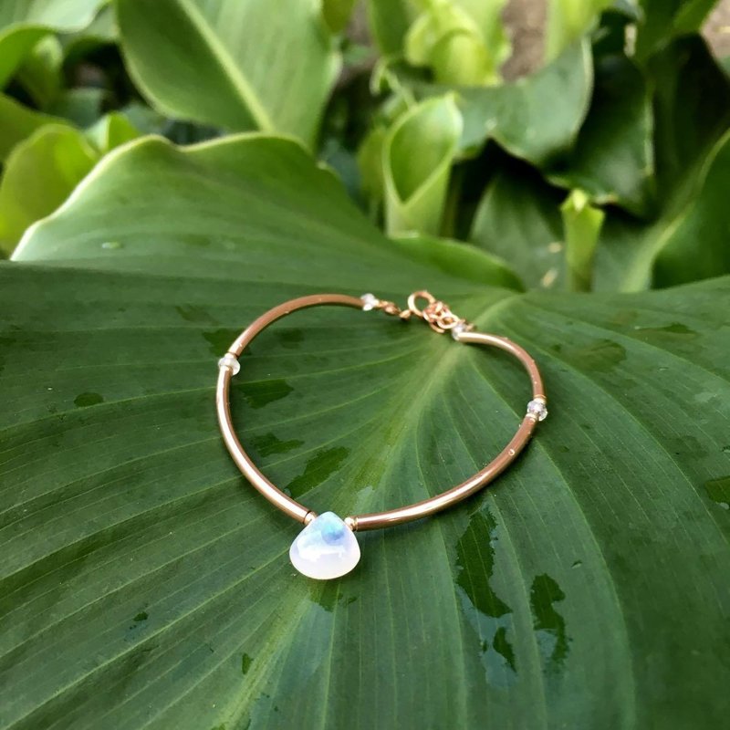 心月光玫瑰金手环 - 手链/手环 - 纸 金色