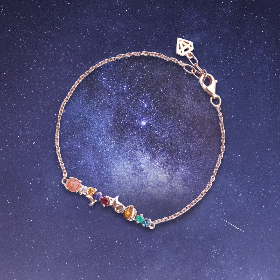 宇宙手链 1号款 #minimminiverse #minimsignature B037 - 手链/手环 - 纯银 