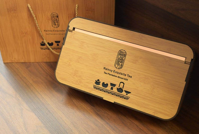 东方美人3A级一芯二叶松木礼盒(伴手礼附提袋) 伴手礼 - 茶 - 木头 