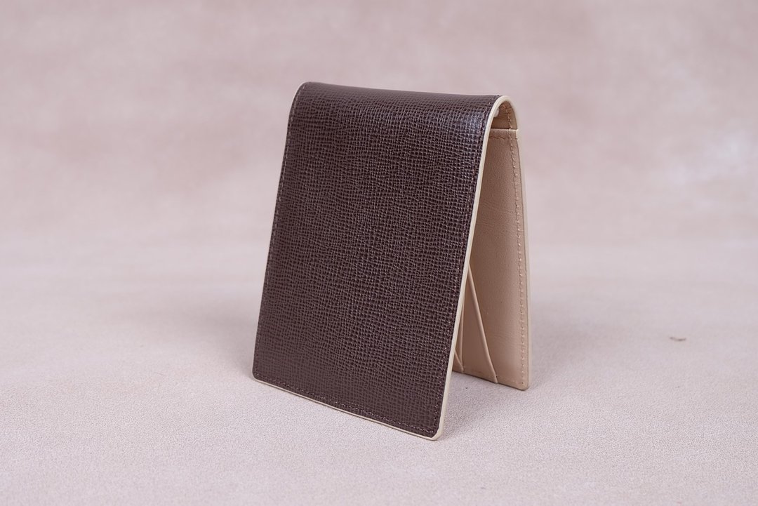 Money Clip / Card Case / Italy Cow Leather money clips(Dark Brown1) - 名片夹/名片盒 - 真皮 