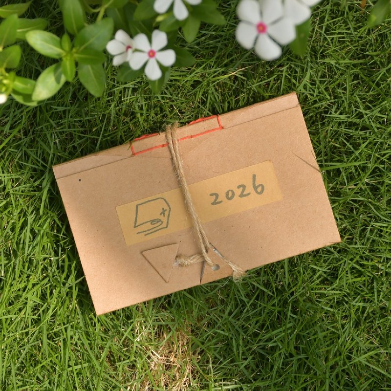 2026 小挂桌历 x 随身册 - 年历/台历 - 纸 卡其色