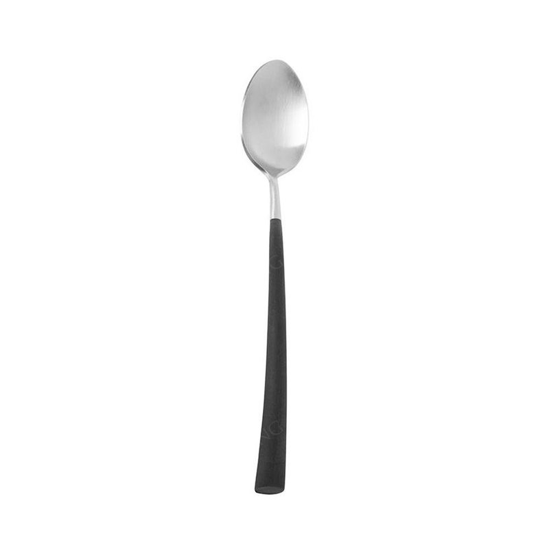 NOOR系列黑银18.9CM 点心匙 - 餐刀/叉/匙组合 - 不锈钢 银色