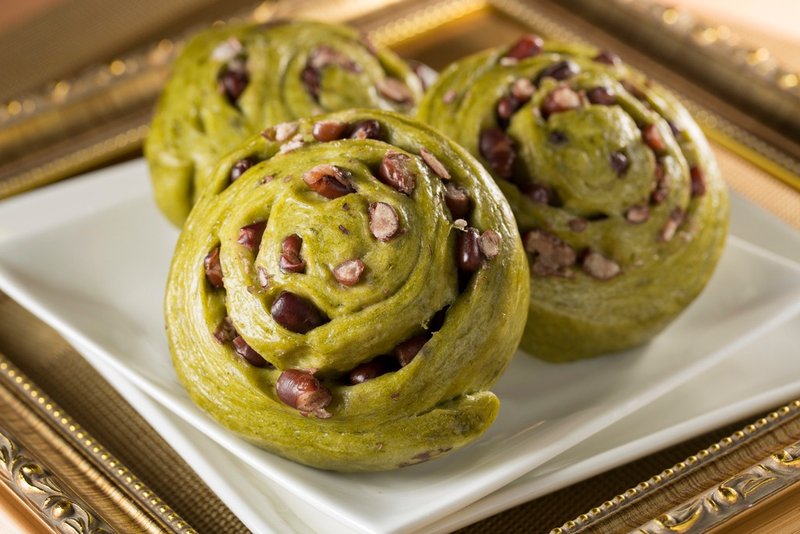 【满面香】45g翠绿茶香馒头-6入装 - 面包/吐司 - 新鲜食材 