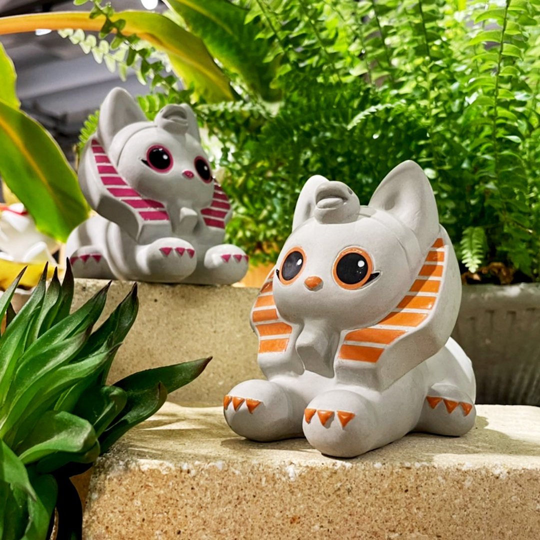 【限时包邮】猫猫法老王 纸镇 扩香石 埃及猫 交换礼物 - 香薰/精油/线香 - 水泥 