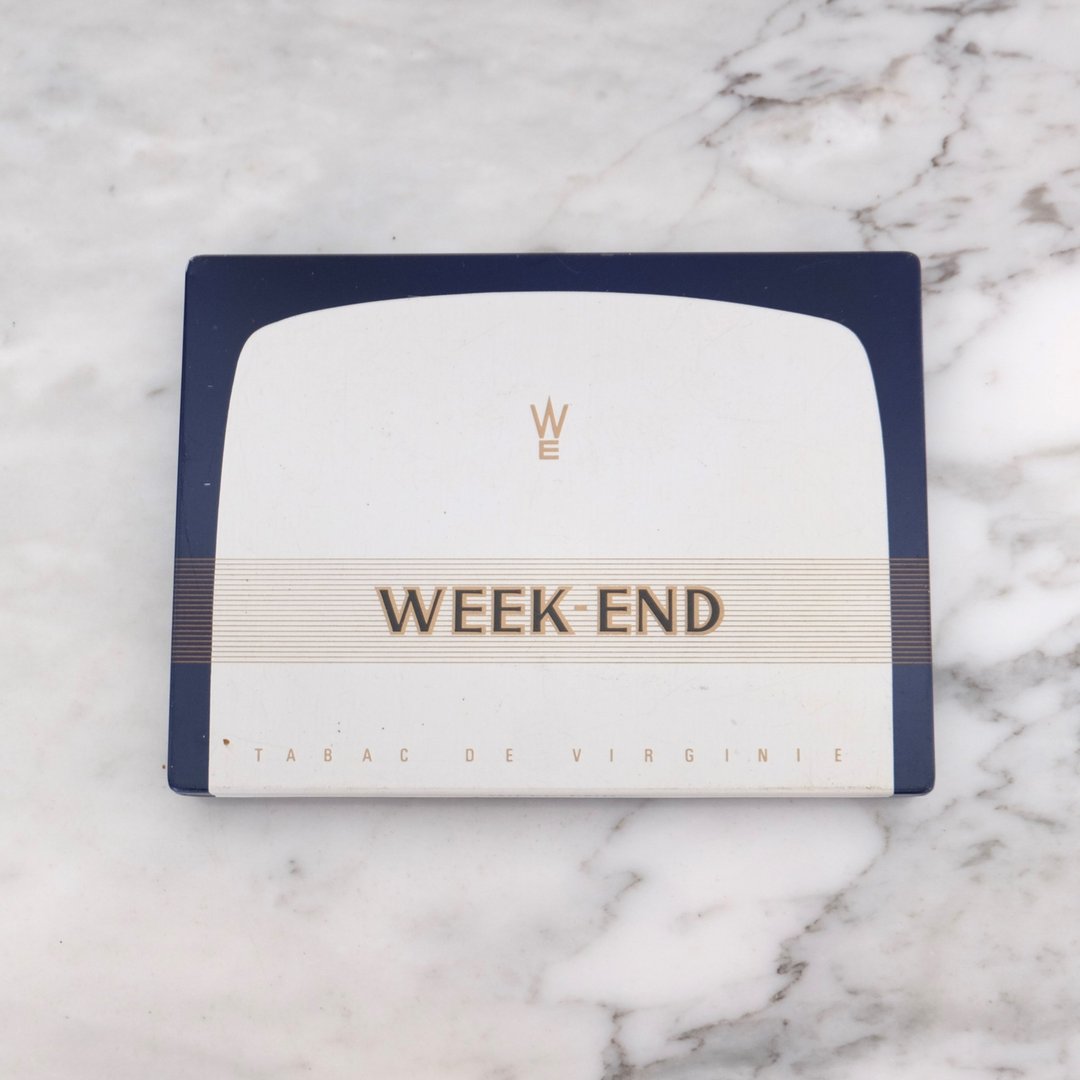 法国复古WEEKEND铁烟盒 - 收纳用品 - 其他金属 蓝色