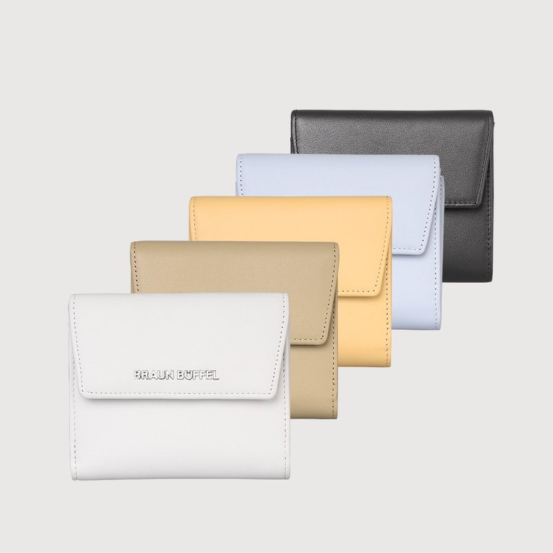 【免费升级送礼包装】薇拉-A 8卡两折短夹(多色)/BF850 - 皮夹/钱包 - 真皮 多色