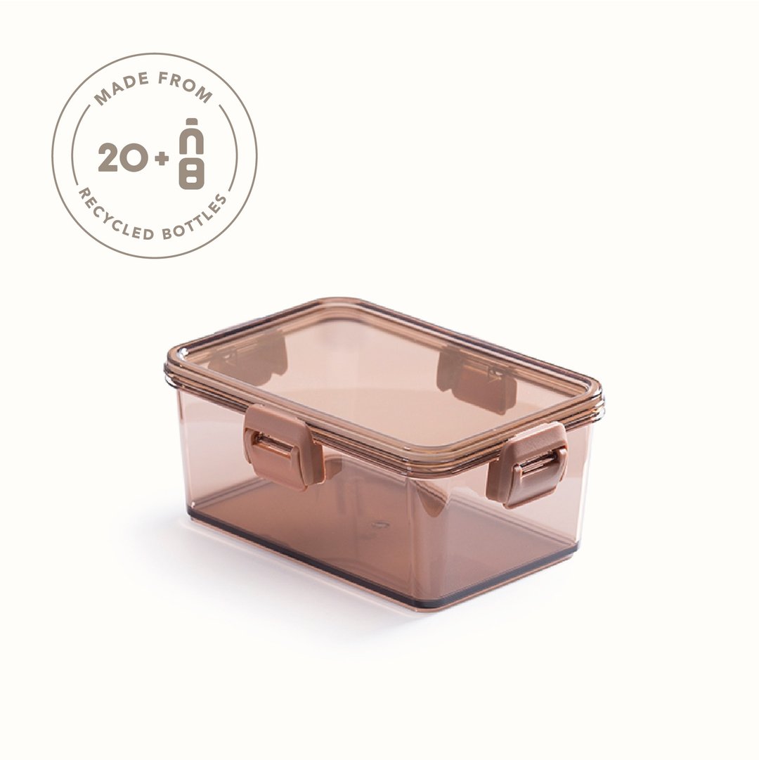 1.5L食品保鲜盒/食物收纳盒/便当盒 nBuckle - 100%回收循环再造 - 厨房用具 - 环保材料 卡其色