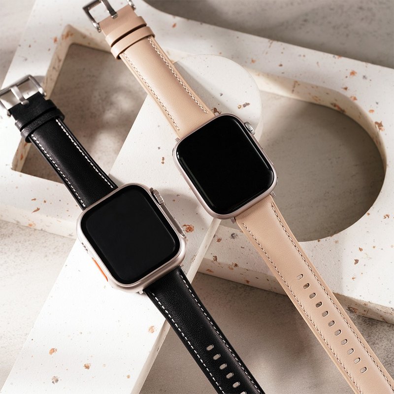 APPLE WATCH  经典黑 软皮表带 - 表带 - 真皮 黑色