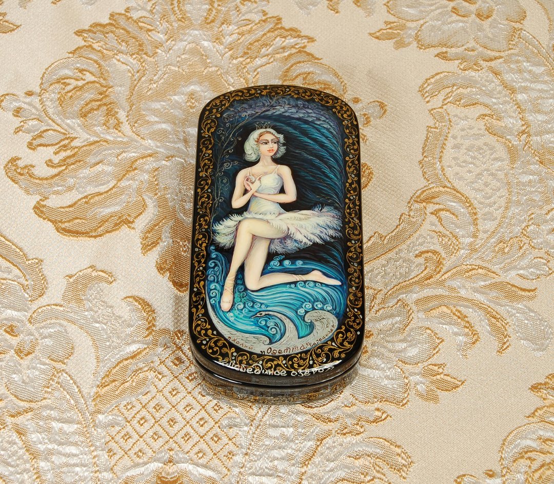 奥黛特芭蕾舞女星漆盒《天鹅湖》芭蕾舞艺术圣诞礼物包装 - 摆饰 - 其他材质 