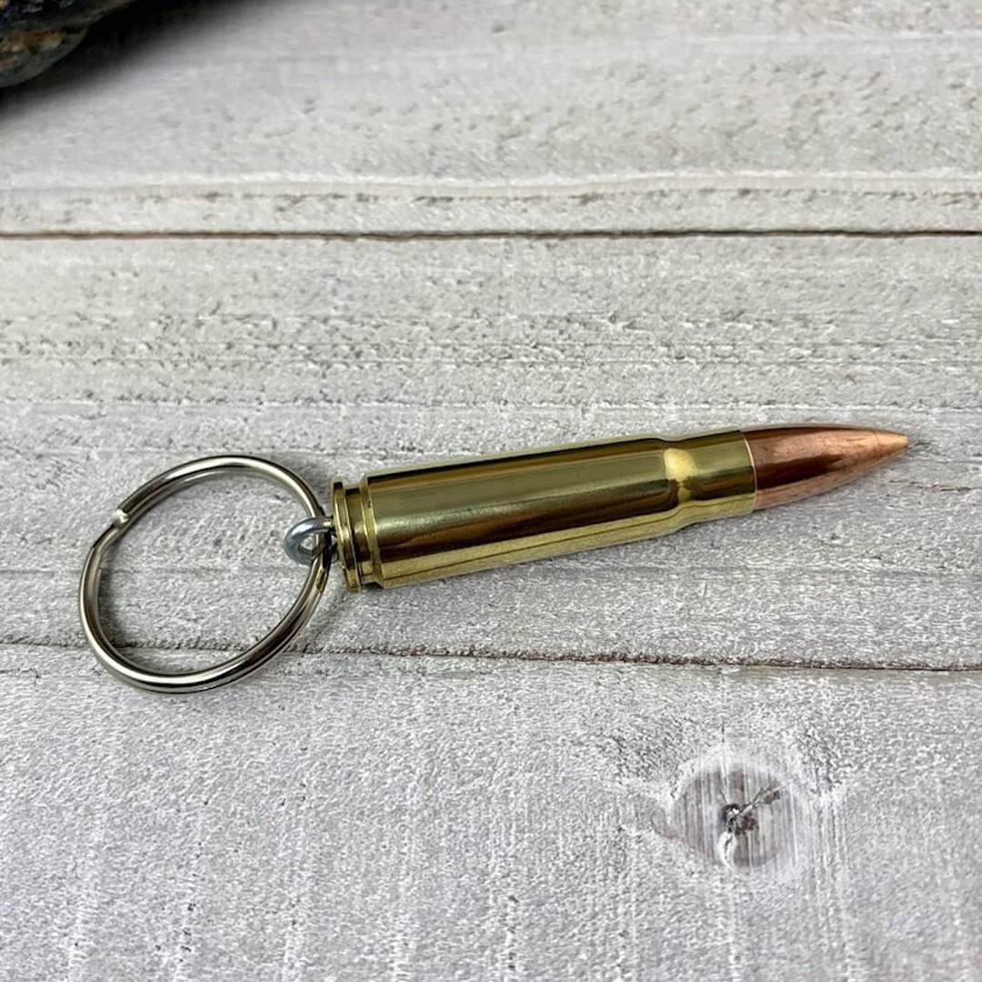 Bullet - AK47步枪子弹钥匙圈 / 金属造型钥匙扣 / 质感钥匙吊饰 - 钥匙链/钥匙包 - 其他材质 