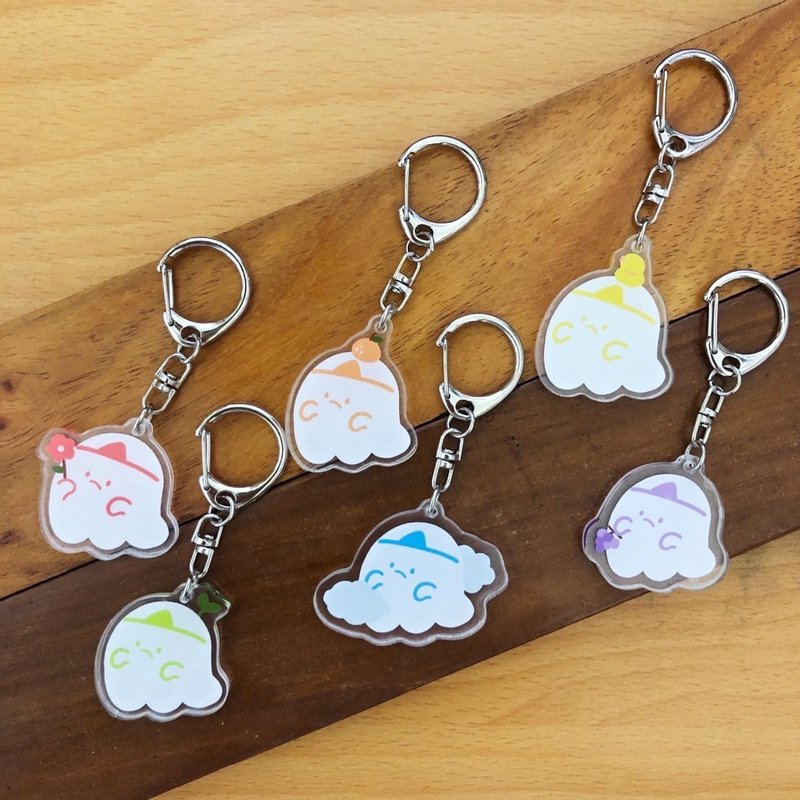 灰尘盲包 - | 彩色鬼鬼包 | 6+1种颜色 礼物小惊喜 盲包 鬼鬼 - 吊饰 - 塑料 多色