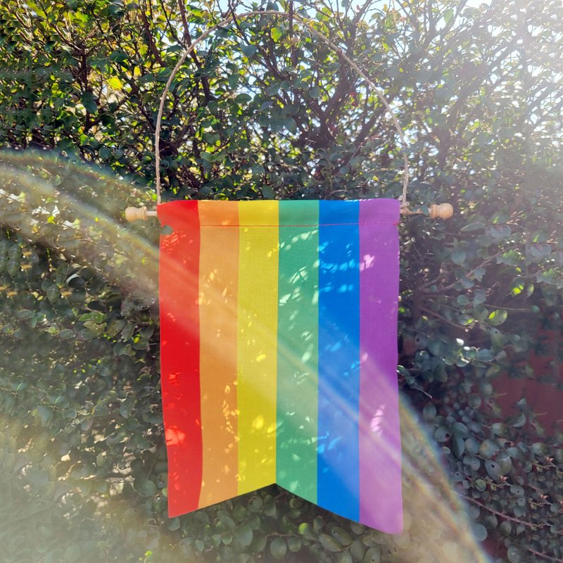 定制彩虹旗帜 - 摆饰 - 聚酯纤维 