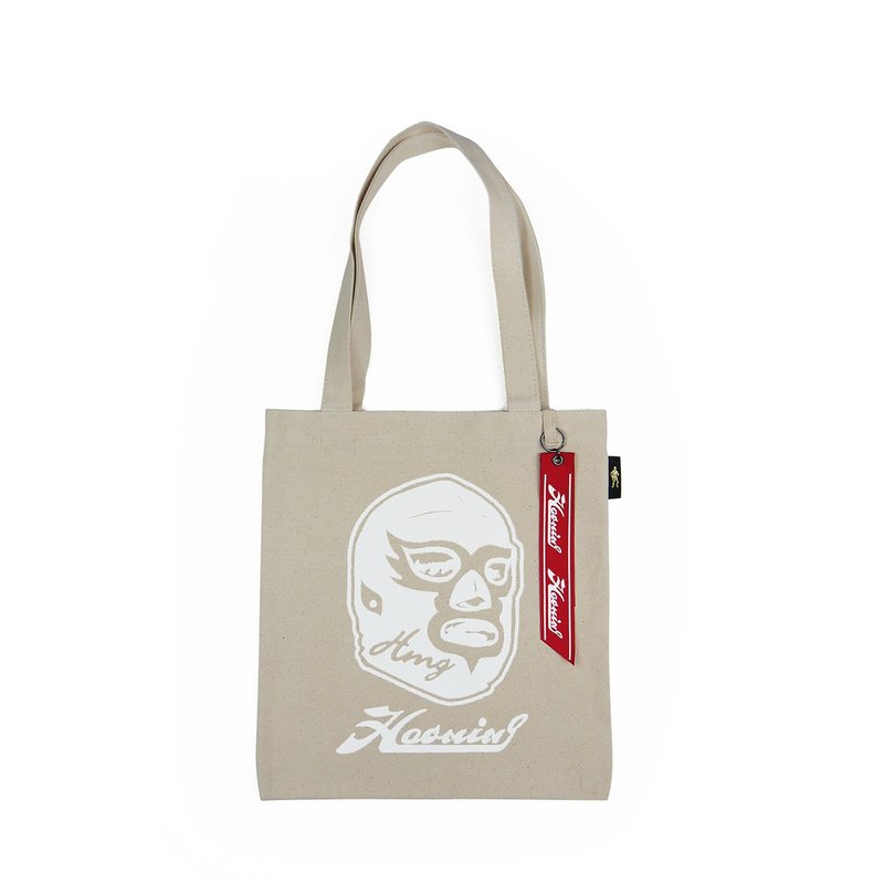 UV Color Tote Bag  紫外光变色飞行带手提帆布袋 RED S - 手提包/手提袋 - 棉．麻 白色