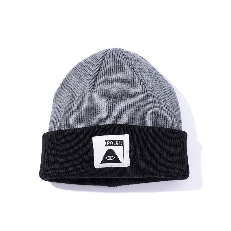 日本限定 POLER TRAILBOSS BEANIE 便帽 / 毛帽 / 灰 - 帽子 - 其他材质 灰色