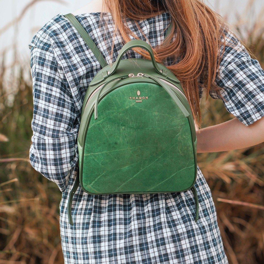 瑞秋后背包 绿色 (Rachel Small Backpack) 后背包 军绿 - 后背包/双肩包 - 植物．花 绿色