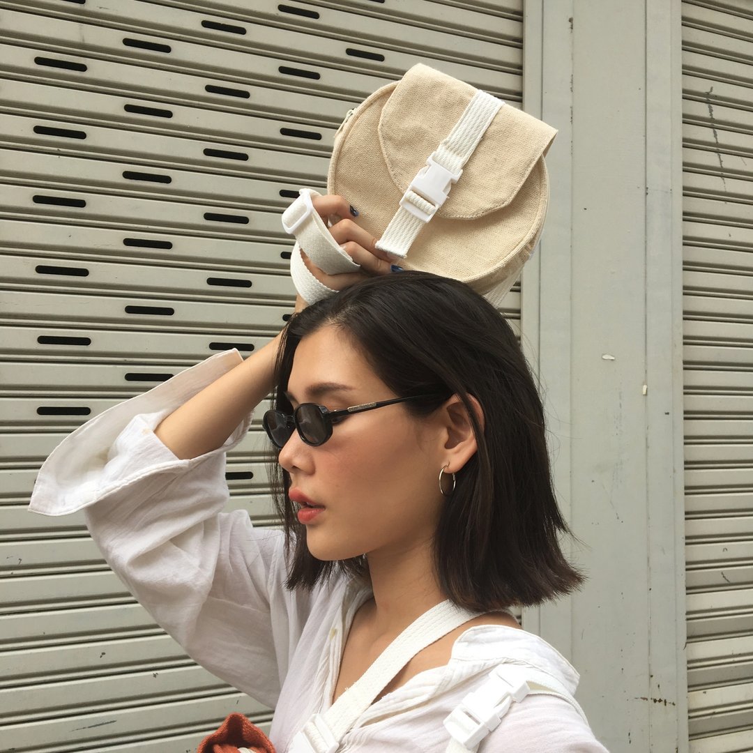 Almond cream belt bag - 其他 - 其他材质 白色