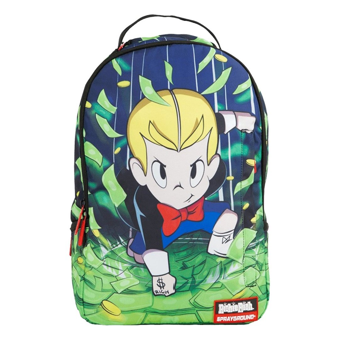 Sprayground DLX联名 Richie Rich 财神当家 超能力 笔电后背包 - 后背包/双肩包 - 防水材质 多色
