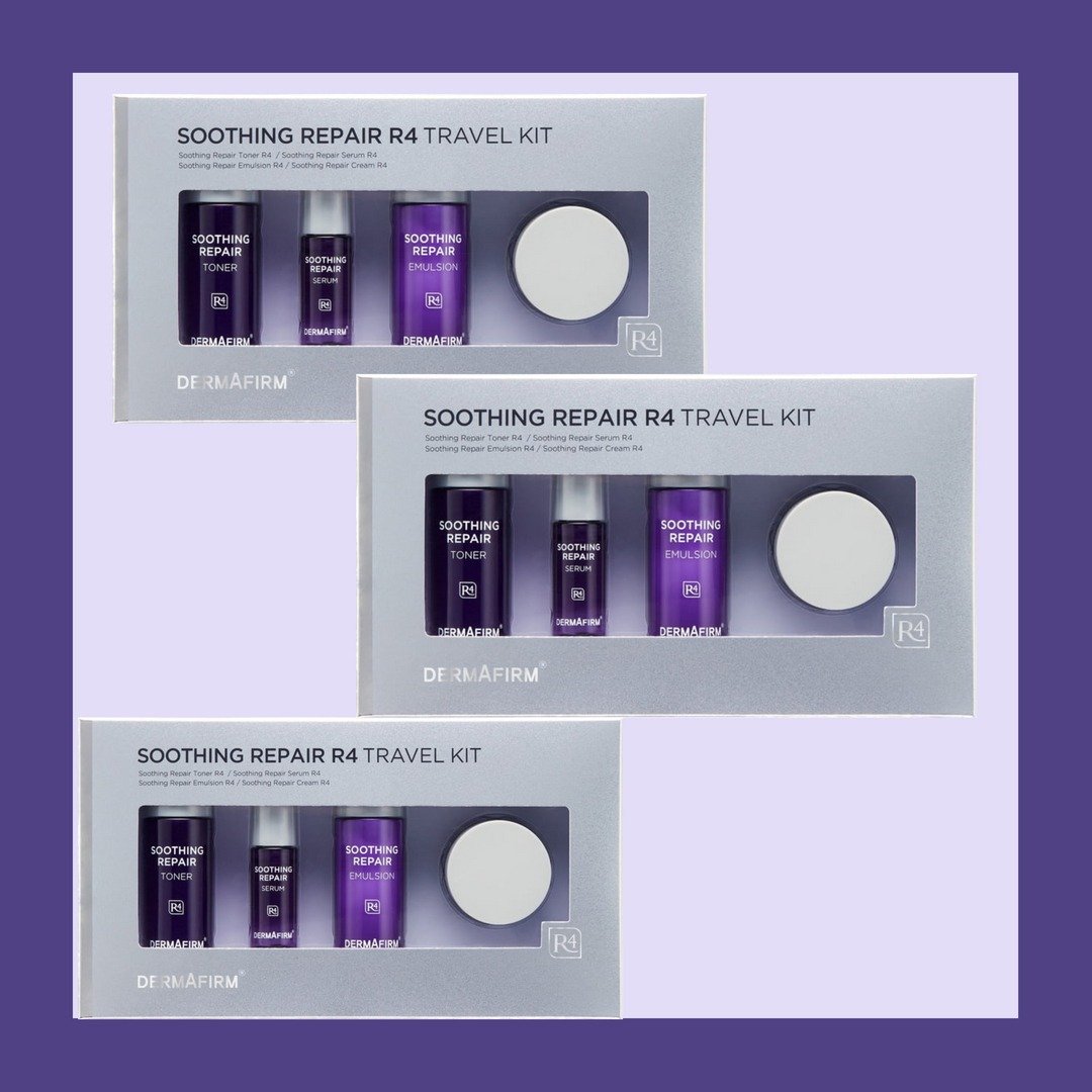 【Dermafirm】R4 紫苏舒缓修护旅行组 (三组) - 旅行套装 - 其他材质 