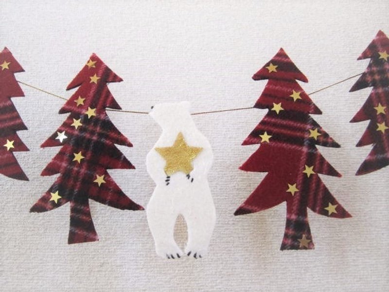 Let's have a star in the forest - 墙贴/壁贴 - 聚酯纤维 红色