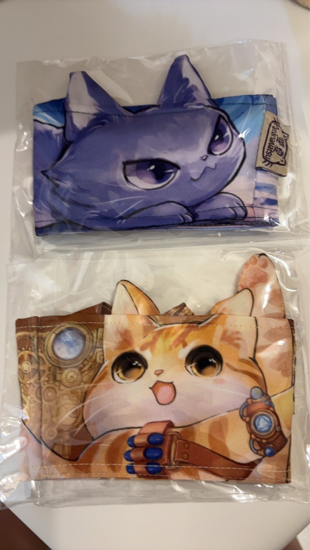 蓝猫+蒸气庞克橘虎斑猫 造型杯套 (预定/请勿乱下单) - 随行杯提袋/水壶袋 - 其他材质 