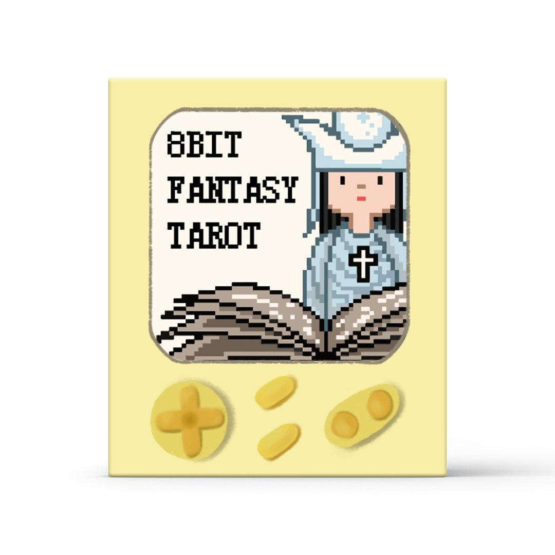 像素风塔罗牌 奇妙八位素韦特塔罗牌 8BIT FANTASY TAROT - 桌游/玩具 - 纸 
