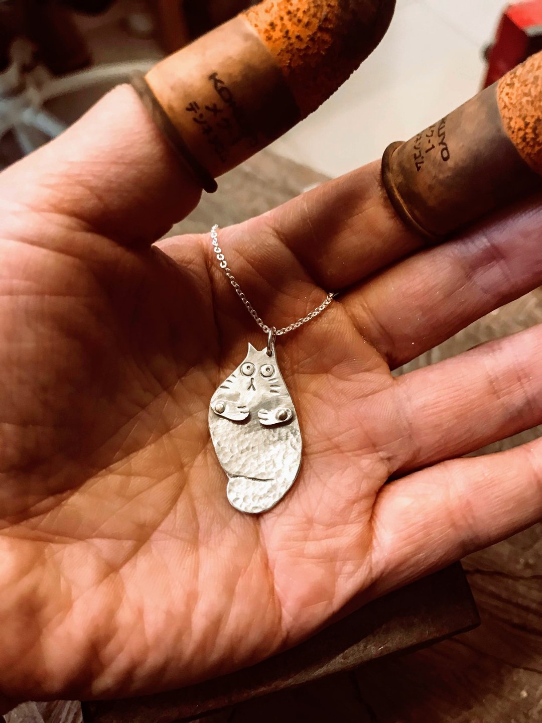 rivets䤝起来。活动式银坠体验 - 金工/饰品 - 纯银 