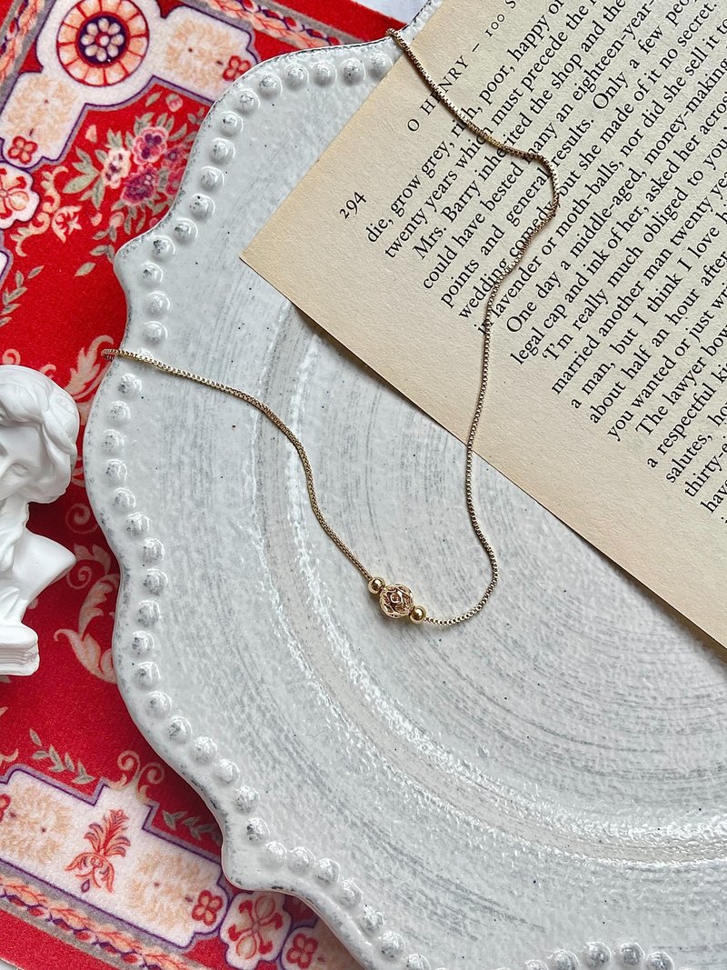 14K包金针式蛇链 项链 七夕 饰品 百搭   万用针 - 项链 - 其他材质 金色