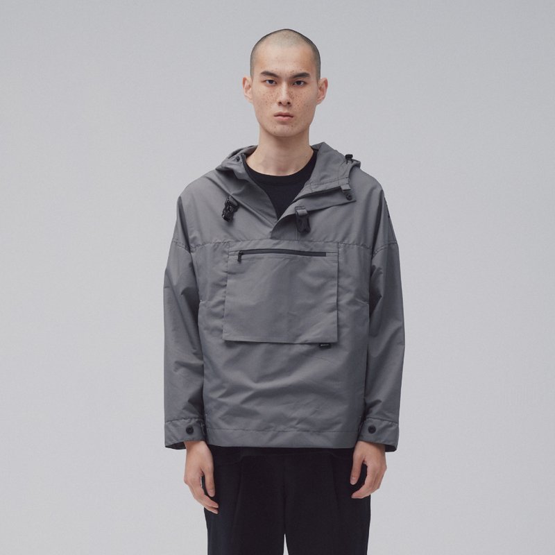 DYCTEAM - Symbiosis - Buckle anorak (gray) - 男装外套 - 防水材质 灰色