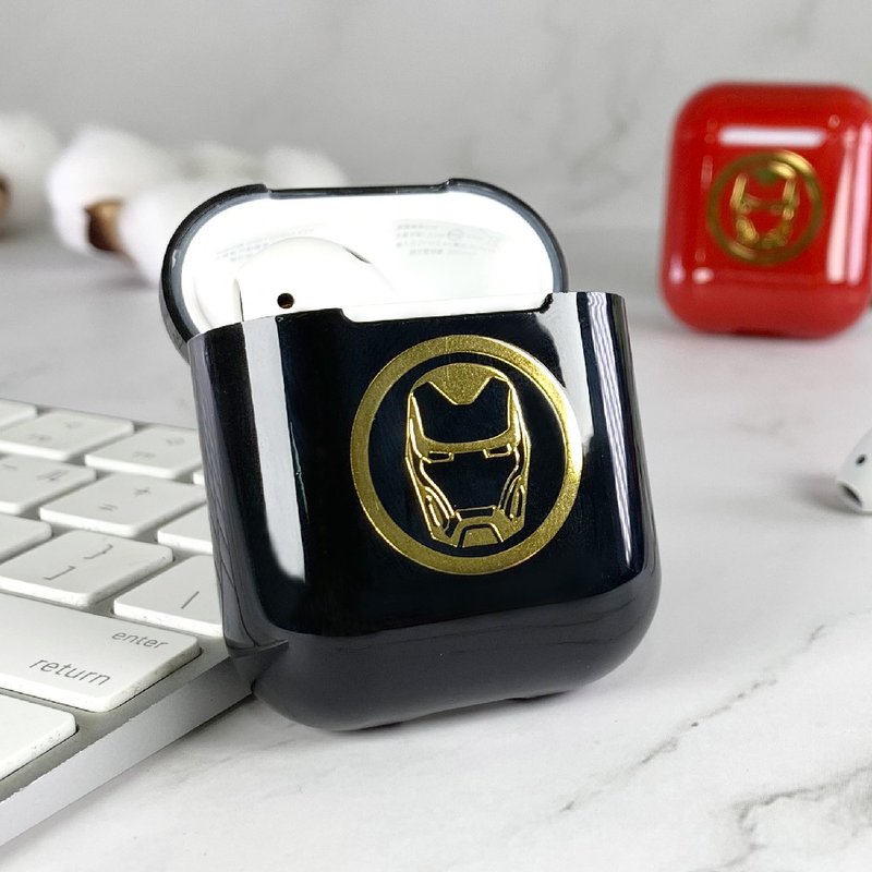 预购 Marvel无限之战-钢铁人Airpods硬式保护套-黑色 - 数码小物 - 塑料 黑色