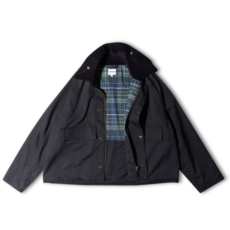 CROPPED RELAX JACKET - Dust Black 剪裁机能短版外套 - 防泼水 - 男装外套 - 其他材质 黑色