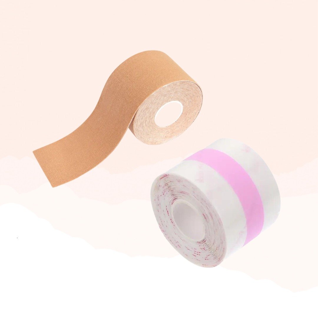 bVranilla Boob Tape 塑胸胶带，3 分钟内打造完美胸型，告别胸部下垂。 - 女士内衣裤 - 其他人造纤维 咖啡色
