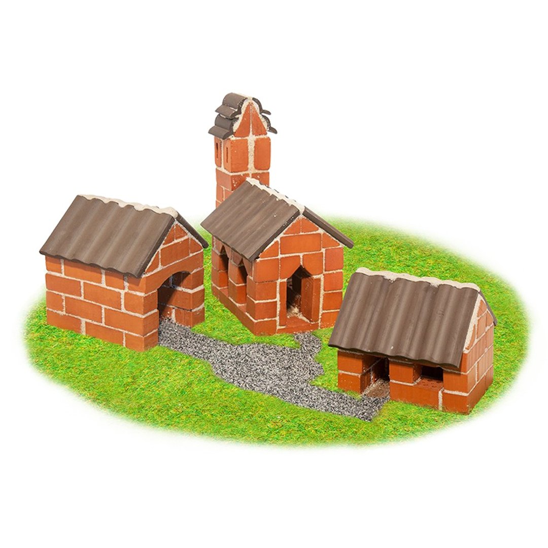 【德国teifoc】DIY益智砖块建筑玩具 德国村庄 - TEI4310 - 零件/散装材料/工具 - 其他材质 红色