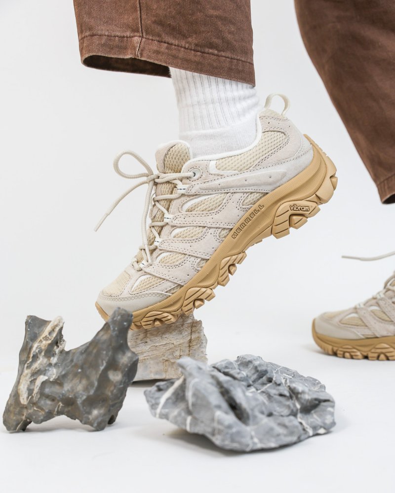 MERRELL MOAB 3 登山健行鞋 女鞋-浅卡其色 - 女款运动鞋/球鞋 - 其他材质 