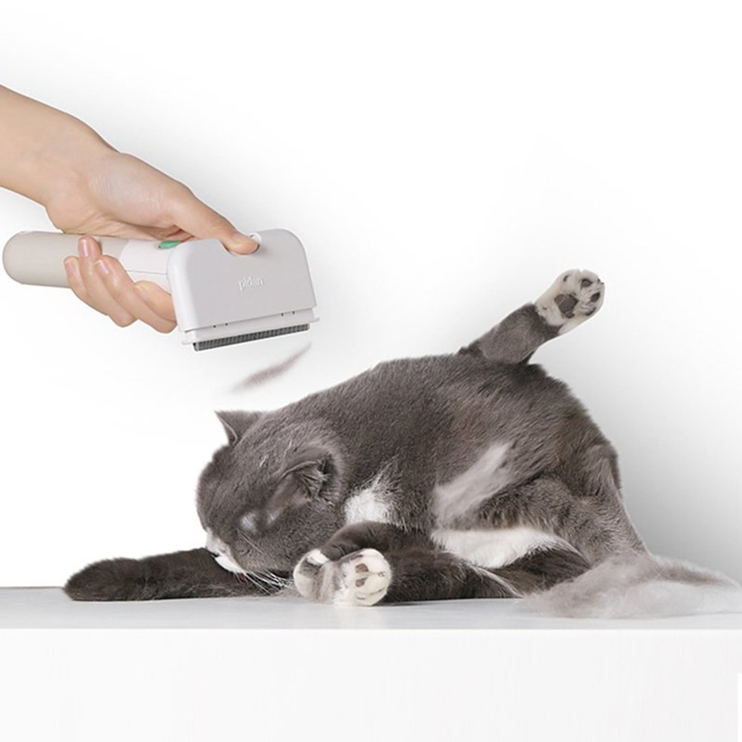 pidan 宠物梳子 除毛梳 猫梳子 宠物刷子 猫咪去毛 脱毛 - 清洁/美容 - 塑料 白色