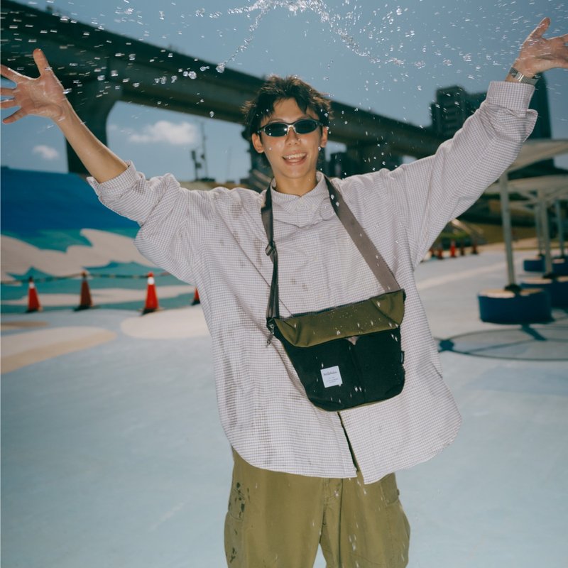 【新色】经典款式立体斜背包S号 MINI KASEN ECO (橄榄/暗黑) - 侧背包/斜挎包 - 环保材料 多色